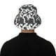 thumbnail image 5 of Fotbe Black And White Sheeps Sombrero Tipo Pescador con Estampado – Sombrero de Sol de Algodón de Moda para Playa, Golf, Pesca, 5 of 6