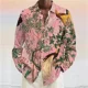 thumbnail image 1 of Camisa con botones y solapa de manga larga con estampado 3D más vendida para hombre , camisa informal de calle cómoda y suave para hombre, 1 of 6