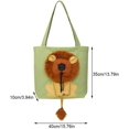 thumbnail image 2 of 1 Uds. (verde) lindo transportador de lona para cachorros, bolso de hombro para mascotas, bolso de viaje con forma de león Sailing Electrónica, 2 of 4