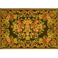 thumbnail image 1 of Ahgly Company Machine Washable Indoor Rectangle Medallion Yellow French Area Rugs, 7' x 9', 1 of 4
