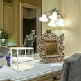 thumbnail image 3 of SUTENGDA Étagère de Rangement Multi-Couches avec Couvercles Étagères de Douche Transparentes Bureau Blanc, 3 of 6