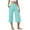 Mint Green-04, variant on REALiKUN Capri Pants for Women V Crossover High Waisted Summer Pants Straight Leg Comfy Capri Sweatpants