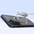 thumbnail image 3 of PANDACO Black Guardian MagSafe Compatible Case for Samsung Galaxy S25 Edge, 3 of 3
