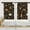 Coffee Beans 1, variant on Beach Sea Shells Ocean Kitchen Curtains, Summer Starfish Tropical Short Window Curtains Set of 2, Window Treatment Tier Curtains for Kitchen Over Sink Bathroom Dining Room Decor (26x36 Inch)