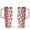 Pink-70, variant on 40oz Tropical Pineapple Pattern Stainless Steel Flip Straw Tumbler Spill Proof Travel Cup Double Wall Vacuum Insulated Coffee Mug with Top Handle