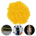 thumbnail image 3 of Miangastore Caution Security Chain Yellow Crowd Control Chain Plastic Safety Barrier Chain 910M), 3 of 8
