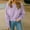 A01_Purple, variant on Fleece Cropped Blouses for Women’s Crew Neck Long Sleeve Tops Relaxed Fit Pullover Sweater Blouses Solid Basic Thermal Top Comfy Fall Fashion Outfits Winter Clothes 2025 for Women