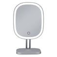 thumbnail image 3 of Impressions Vanity Touch Highlight Lighted Makeup Mirror, Vanity Mirror with Stand Base (Silver), 3 of 11