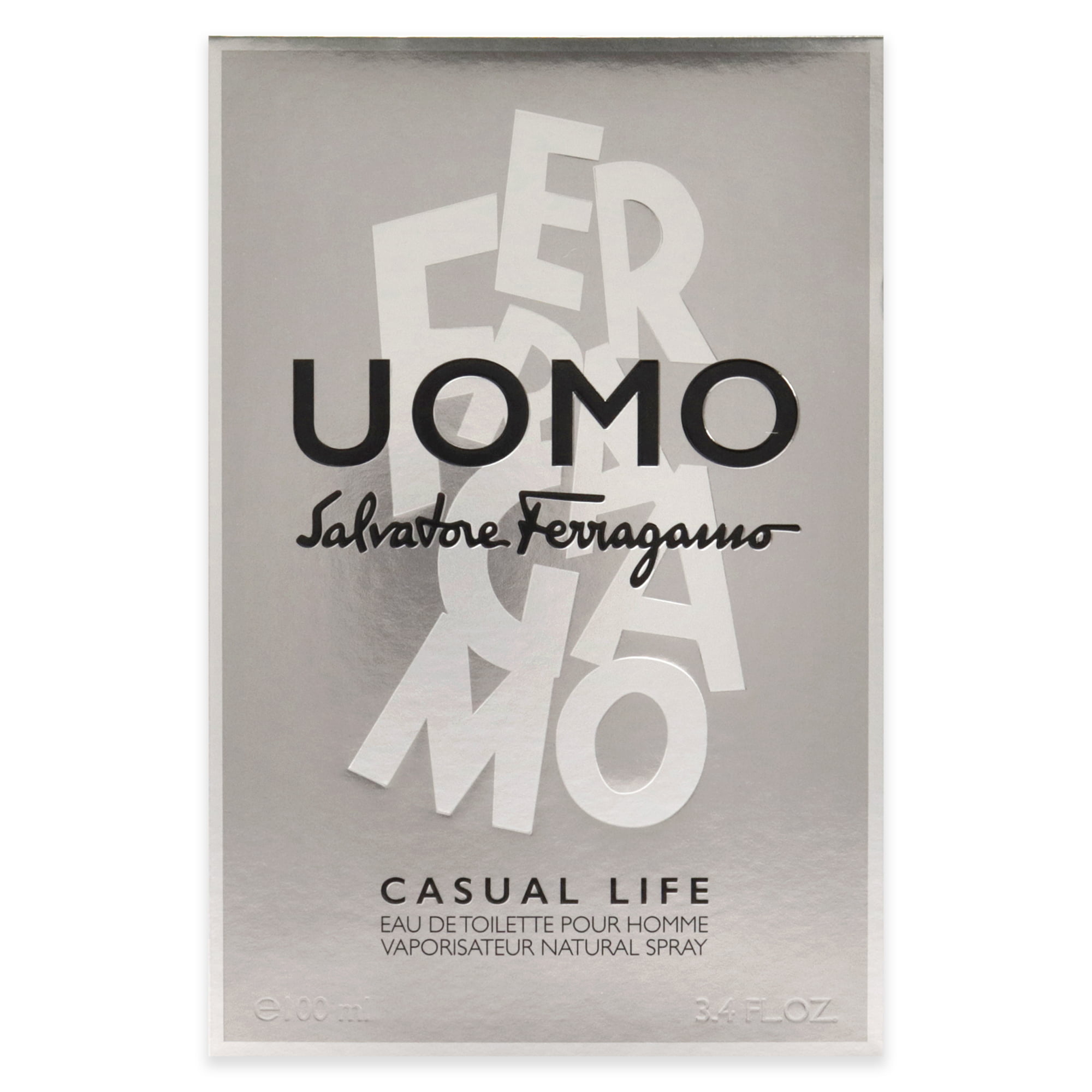 Salvatore Ferragamo Uomo Casual Life , 3.4 oz EDT Spray