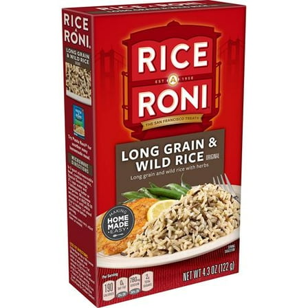 Rice-A-Roni, Rice Mix Long Grain And Wild, 4.3 Oz - Pack of 2