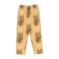 thumbnail image 4 of Goofa German Shepherd Dog Printed Soft Pajama Pants for Women, Wide Leg Comfy Casual Lounge Yoga Pants-XX-Large, 4 of 9