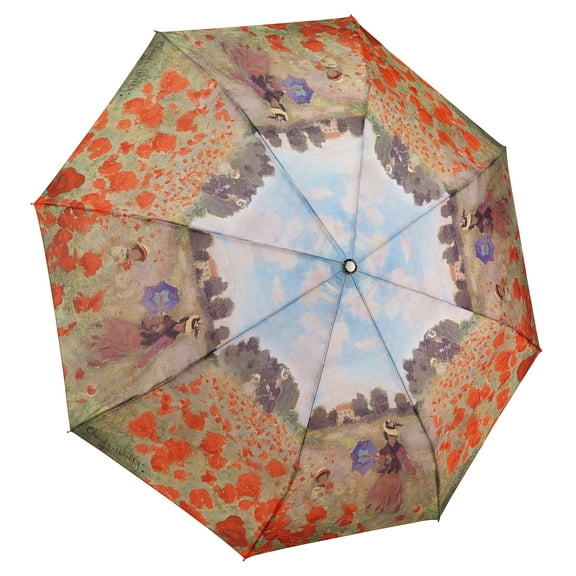 galleria Poppy Field Folding Umbrella