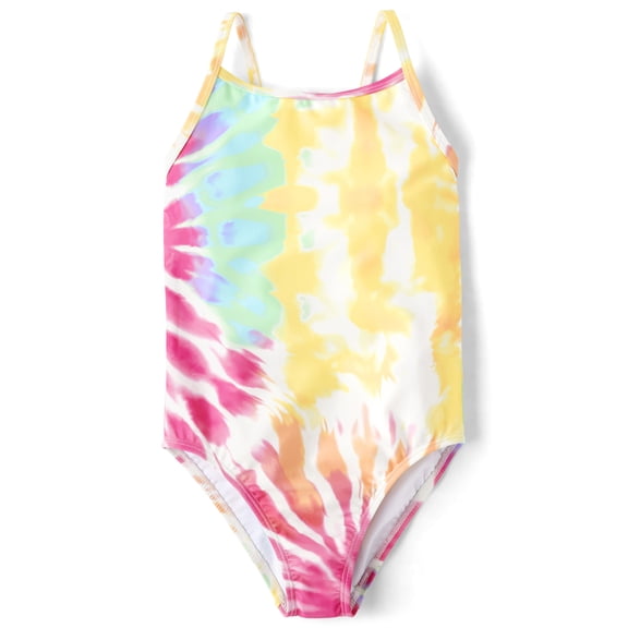 The Children's Place Girls One Piece Printed Swimsuit, Sizes XS-XXL