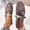A7-Gray, variant on Jelly Sandals for Women Jelly Slides Summer Beach Shoes Clear Transparent Soft TPU Non-Slip Sole Breathable Open Toe Adjustable Buckle Strap Perfect for Women Wear Vacation,White 43(US-9)
