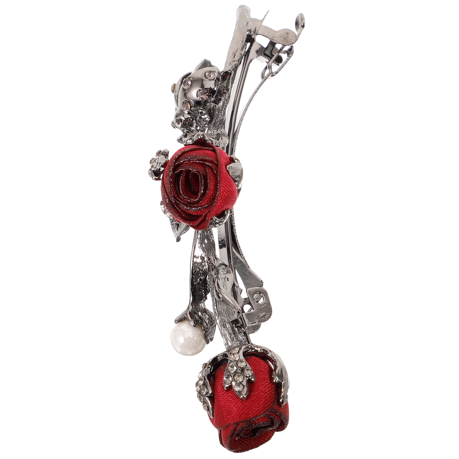Pince à Cheveux Claw Me Up – Design Floral Bleu Et Doré – En Acétate – Rose – Pour Cheveux épais – Neuf Avec étiquettes