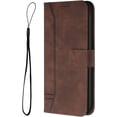 thumbnail image 3 of Compatible with Samsung Galaxy S9 Case, Galaxy S9 Wallet case with Card Holder Kickstand Magnetic Premium PU Leather Flip Shockproof Protective Case for Samsung Galaxy S9 Brown HX, 3 of 8