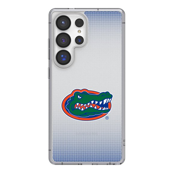 Florida Gators Linen Logo Galaxy Clear Case