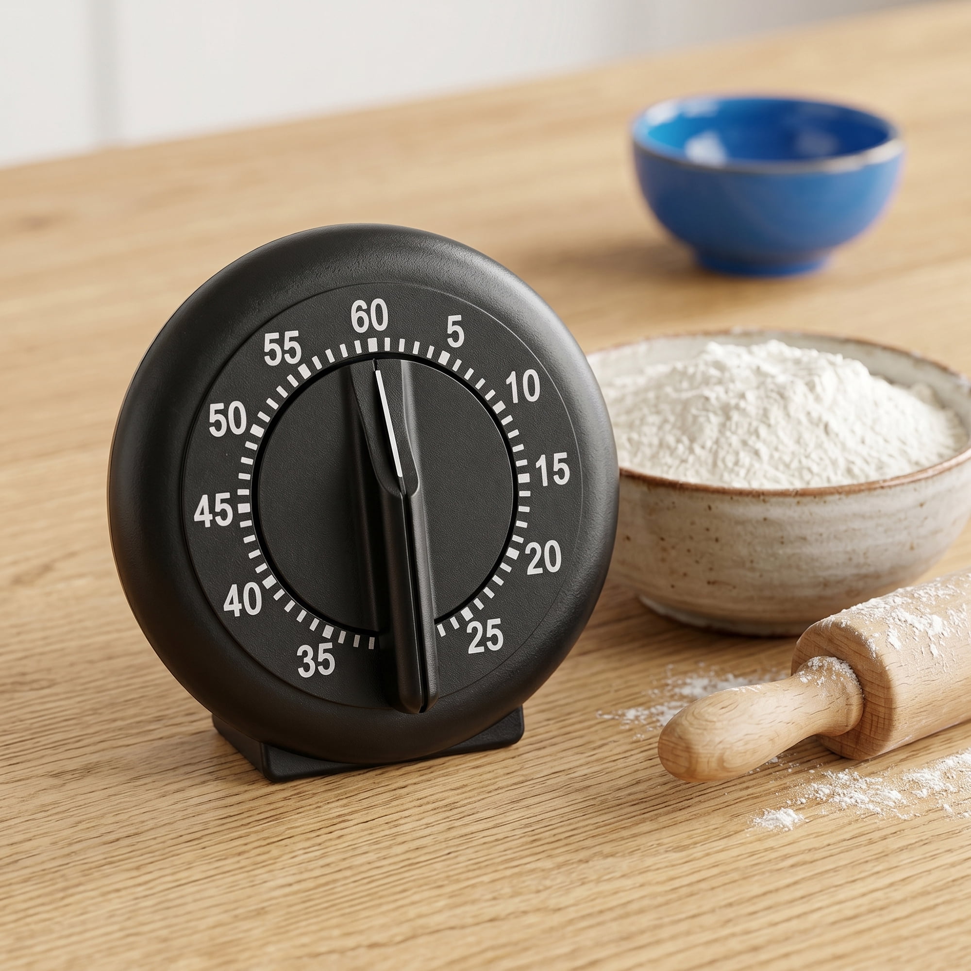Unique Bargains 60 Minute Kitchen Digital Visual Timer for Cooking Black-B