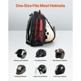 thumbnail image 6 of Welding Backpack 25.2L 1680D Polyester Tool Helmet Storage Bag for Welding Camping Hiking, 6 of 6