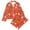 Z56-Orange, variant on Halloween Pajama Outfit for Girls, Short Sleeve Button Down Top and Shorts, Cute Funny Pumpkin Ghost Print Sleepwear, Cozy Loungewear, 2026 Trendy Homewear 3-4 Years