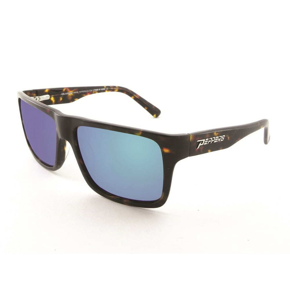 Pepper's Eyewear Peppers KAHUNA Shiny Havana Tortoise/Blue Mirror