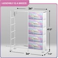 thumbnail image 3 of Commodes pour Chambre avec 10 Tiroirs, Commode pour Chambre, 3 of 6