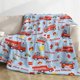 thumbnail image 1 of LHSHID Fire Truck Throw Blanket Fire Truck Blanket for Boys Blue Firefighter Throw Blanket Soft Cozy Fluffy Fuzzy Flannel Truck Car Blankets for Teen Men Birthday Gifts Sofa Couch Bed Decor, 1 of 9