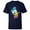 Navy, variant on Mickey and Friends Donald Duck Face - Short Sleeve T-Shirt for Kids - Customized-Athletic Heather