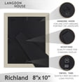 thumbnail image 3 of Langdon House 8x10 Almond White Picture Frames, 6 Pack, Richland Tabletop Frames, 3 of 6