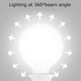 thumbnail image 4 of Bombilla LED E27 de 7 W, forma G80, blanco frío, ideal para el hogar y la oficina, CA 220 V, iluminación decorativa de bajo consumo, 4 of 7