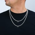 thumbnail image 2 of Nuragold 10K Real White Gold Miami Cuban Link 5.5mm Chain Necklace (16"-30") Italian Jewelry for Men & Women, 2 of 11