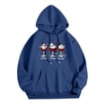 thumbnail image 4 of WEAIXIMIUNG Sweatshirts pour Femmes avec Slogans Sweatshirt de Noël pour Femmes Manches Longues Imprimé Lettre Décontracté Motif Mignon Imprimé de Noël Col Rond Pull d'Automne, 4 of 4