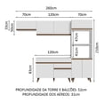 thumbnail image 3 of Cocina Integral Modular Madesa Reims 260cm BB 08, 3 of 5