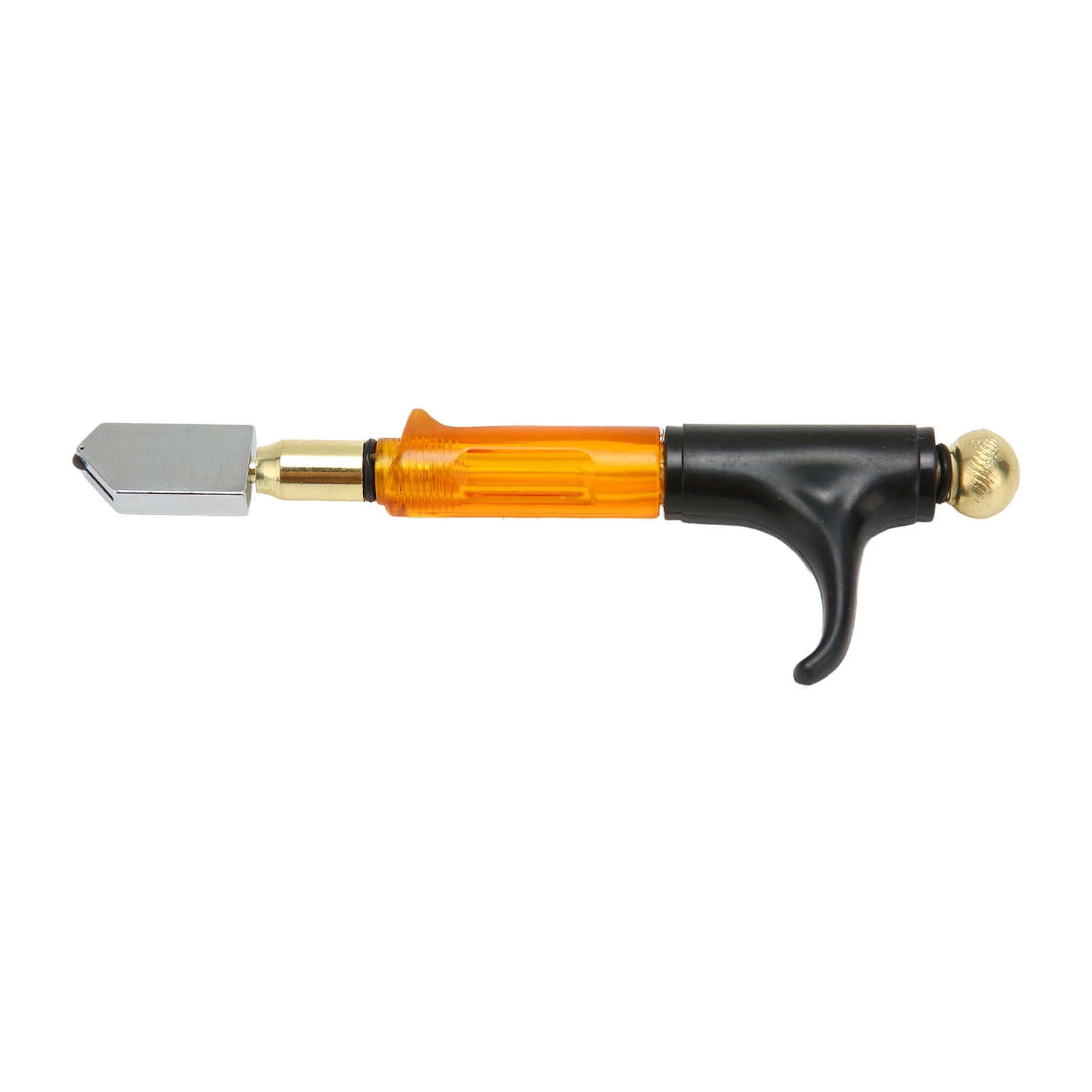 1pc New Handheld Glass Cutter Tool With Large Oil Filling Roller And  Multi-Functional Curved Handle For Glass Cutting