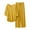 A-Yellow369, variant on XIAONU Winter Pajama Set for Women Cable Knit Long-Sleeve Top with Pants Sleepwear Bedroom Cozy Homewear