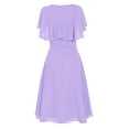thumbnail image 5 of MSJUHEG Prom Dresses 2024 Cocktail Dresses for Women Purple Dress for Woman Wedding Guest Dresses for Women Summer Dresses Lace Purple L, 5 of 5