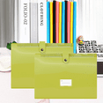 thumbnail image 5 of FloreceBien Paquete de 2 archivos expandibles de 9 bolsillos, carpeta de archivos expandible de plástico con bolsillos, carpeta organizadora, verde, 5 of 5