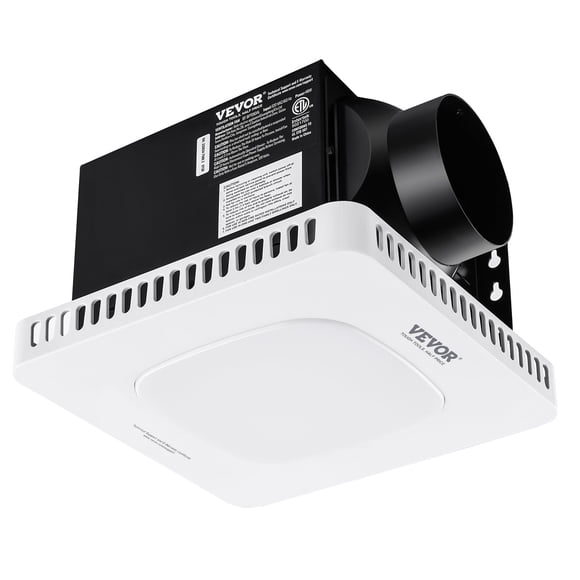 Extractor de baño VEVOR 80 CFM de alta eficiencia 1.5 Sones