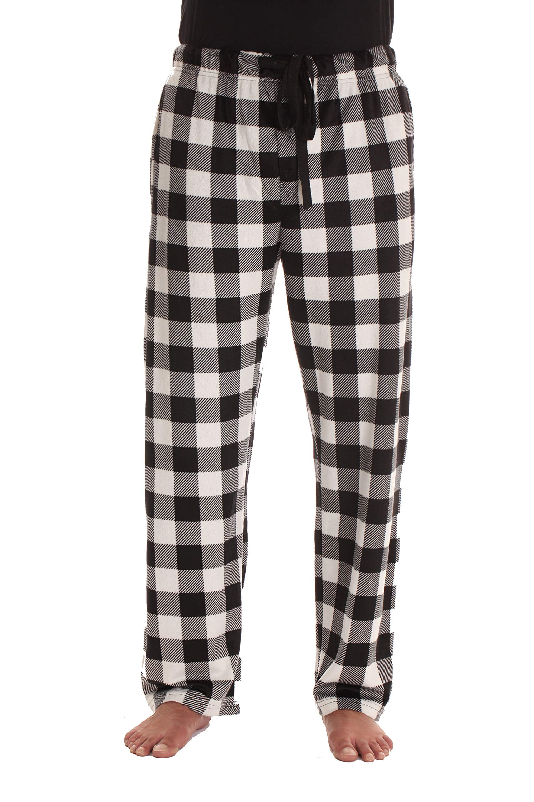 #followme Ultra Soft Fleece Men's Plaid Pajama Pants with Pockets ...