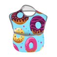 thumbnail image 2 of Bingfone Mess-Proof Baby Bib - Waterproof Bib For Baby Boy Or Girl With Food Catcher Pocket, Unisex-Donuts, 2 of 8