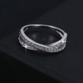 thumbnail image 4 of Stainless Steel Simple Fashion Cross Zircon Ring For Women Charms Jewelry Gift Birthday Gifts For Women Wife Girls Her 1pc, 4 of 5