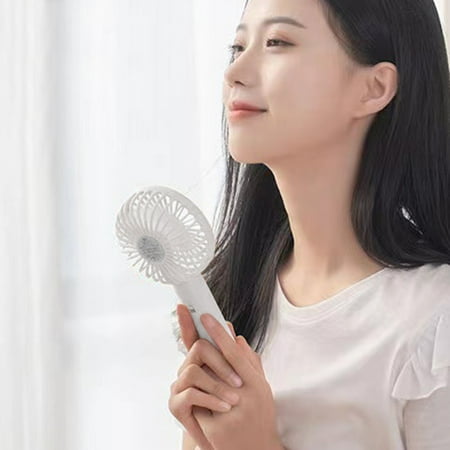 

Tdoenbutw Portable Fan 1200Mah Summer Portable Handheld Mini Fans Usb Battery For Travel/Camping/Outdoor/Home/Office Big Deals White