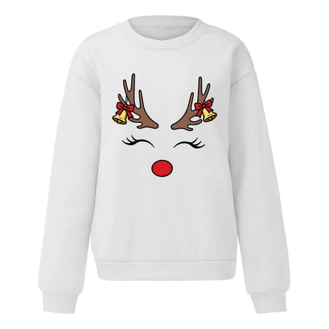 VJATTWR Merry Sweatshirt Men Get it Fast Couple's Matching Crewneck Hoodie Unisex Pattern Print Long Sleeve Top