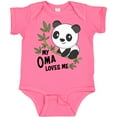 thumbnail image 3 of Inktastic My Oma Loves Me- cute panda Boys or Girls Baby Bodysuit, 3 of 5