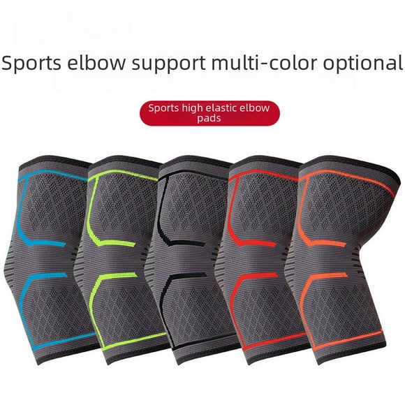 Protector de codo deportivo de verano para correr, ciclismo, baloncesto, fútbol, deportes al aire libre, protector de codo anticolisión de nailon tejido