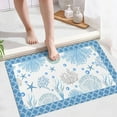 thumbnail image 6 of Coastal Beach Kitchen Mat， 3 PCS Inches Anti Fatigue Kitchen Rugs, Non-Slip Cushioned Floor Mats for Kitchen Home Office, Blue,18 * 30+18 * 48+18 * 60 Inches, 6 of 6