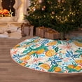 thumbnail image 5 of Rateoe Colorful Fruits Pattern Christmas Tree Skirt with Ties , Christmas Tree Decorations, Farmhouse Christmas Decor Xmas Holiday Decorations-36", 5 of 6