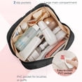 thumbnail image 6 of Yonrjhukm Pineapple Texture Knitted Cosmetic Bag, Portable Color-blocked Makeup Pouch, Multi-use Pencil Case for Travel, Coin Purse & Storage Bag, 6 of 6
