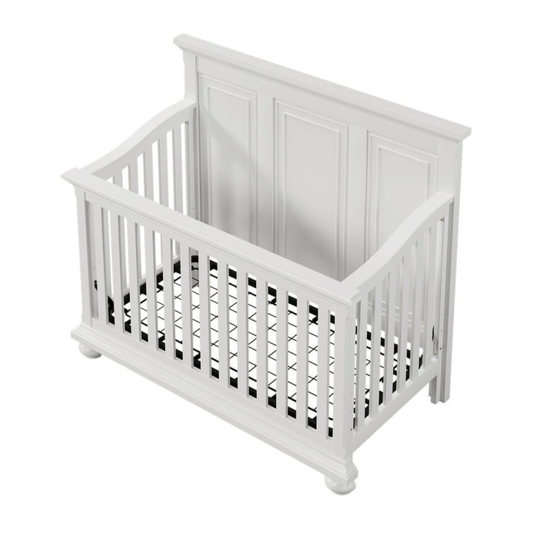 Paproos 4-in-1 Convertible Baby Crib, Toddler to Full-Size Bed