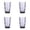 Black, variant on Tumblers Drinking Glasses Set of 4, Clear Acrylic Drinking Cups Glasses Beverage Cups Tumbler for Poolside Party, Stackable, Dishwasher Safe, Easy to Clean, Large Capacity